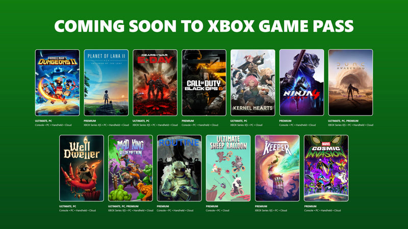 Official Xbox Game Pass September 2026 Wave 2 lineup promotional image