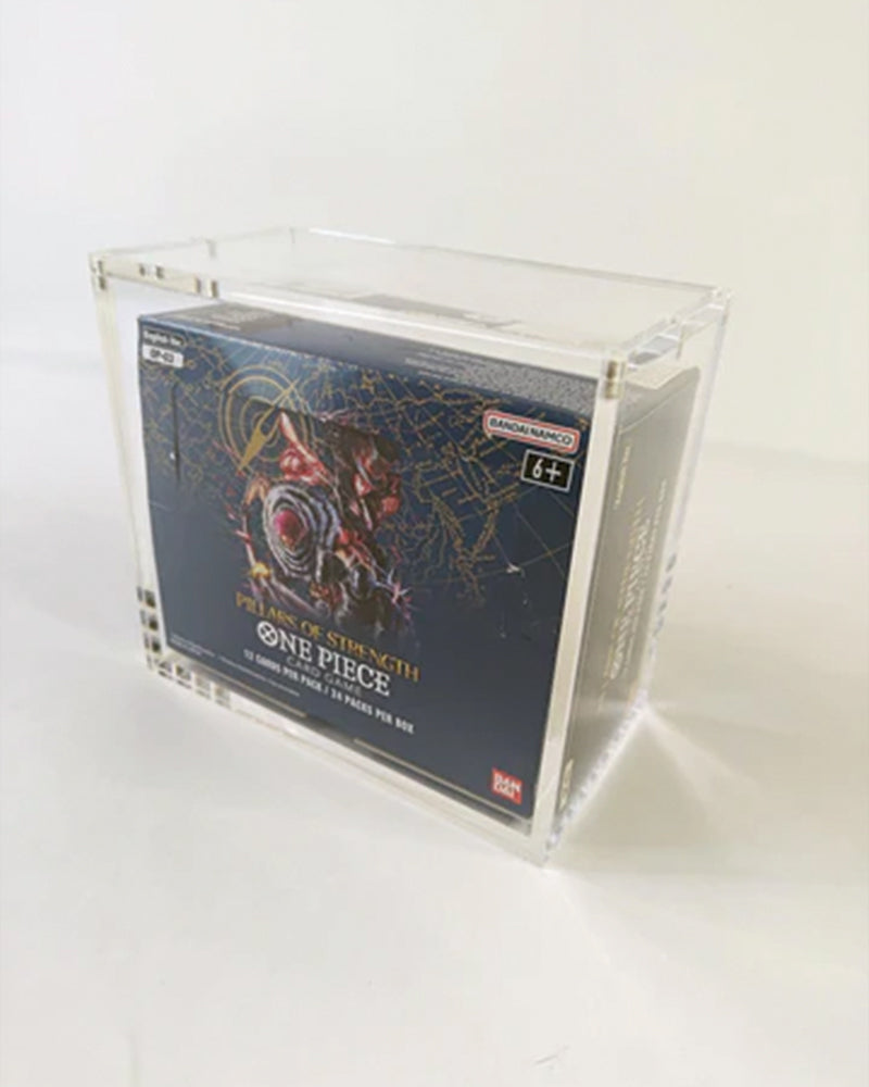 One Piece Booster Box Acrylic Display Case Hype Gamer Gear One Piece Booster Box Acrylic Display Case Hype Gamer Gear