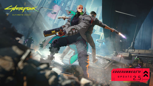 Cyberpunk 2077 Edgerunners 2 Update 2.5 official promotional key art from CD PROJEKT RED