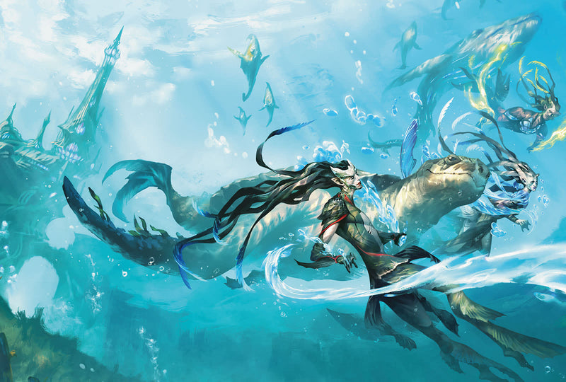 Nauctis: The Sunken Realm official Magic: The Gathering promotional artwork — Wizards of the Coast