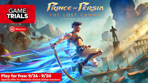 Prince of Persia The Lost Crown Nintendo Switch Online Game Trial September 2026 official Nintendo promotional artwork