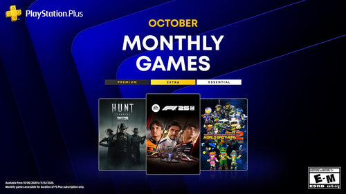 PlayStation Plus October 2026 Monthly Games lineup — official PlayStation promotional image