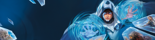 Jace artwork from Magic: The Gathering Reality Fracture official promotional banner