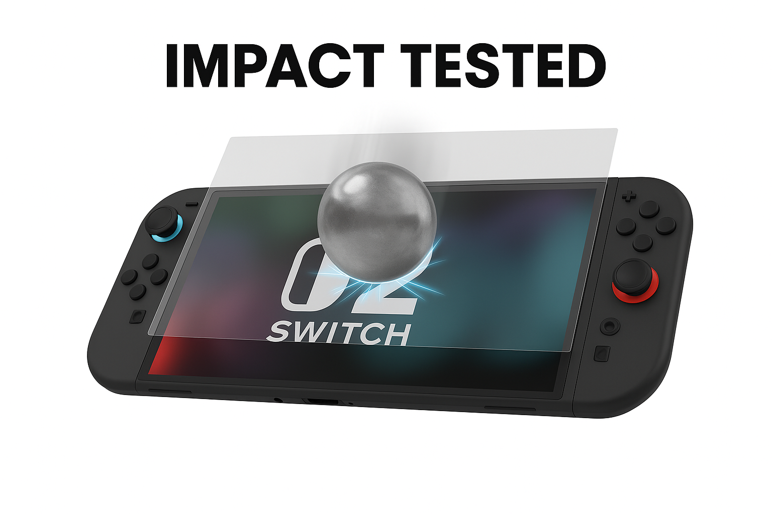 Protection Switch 2 Protective Carry Case for Nintendo Switch 2 – Free Tempered Glass Scre ...