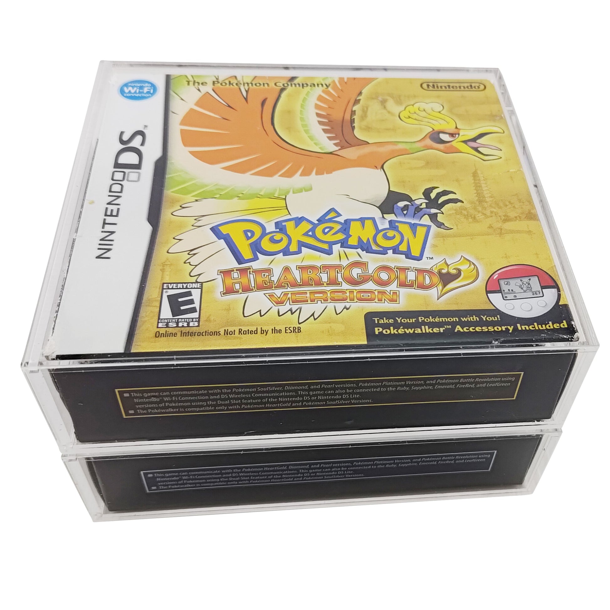 Pokemon Heart Gold Pokemon Soul Silver Acrylic Box Protector and Displ Hype Gamer Gear Pokemon Heart Gold Pokemon Soul Silver Acrylic Box Protector and Displ Hype Gamer Gear