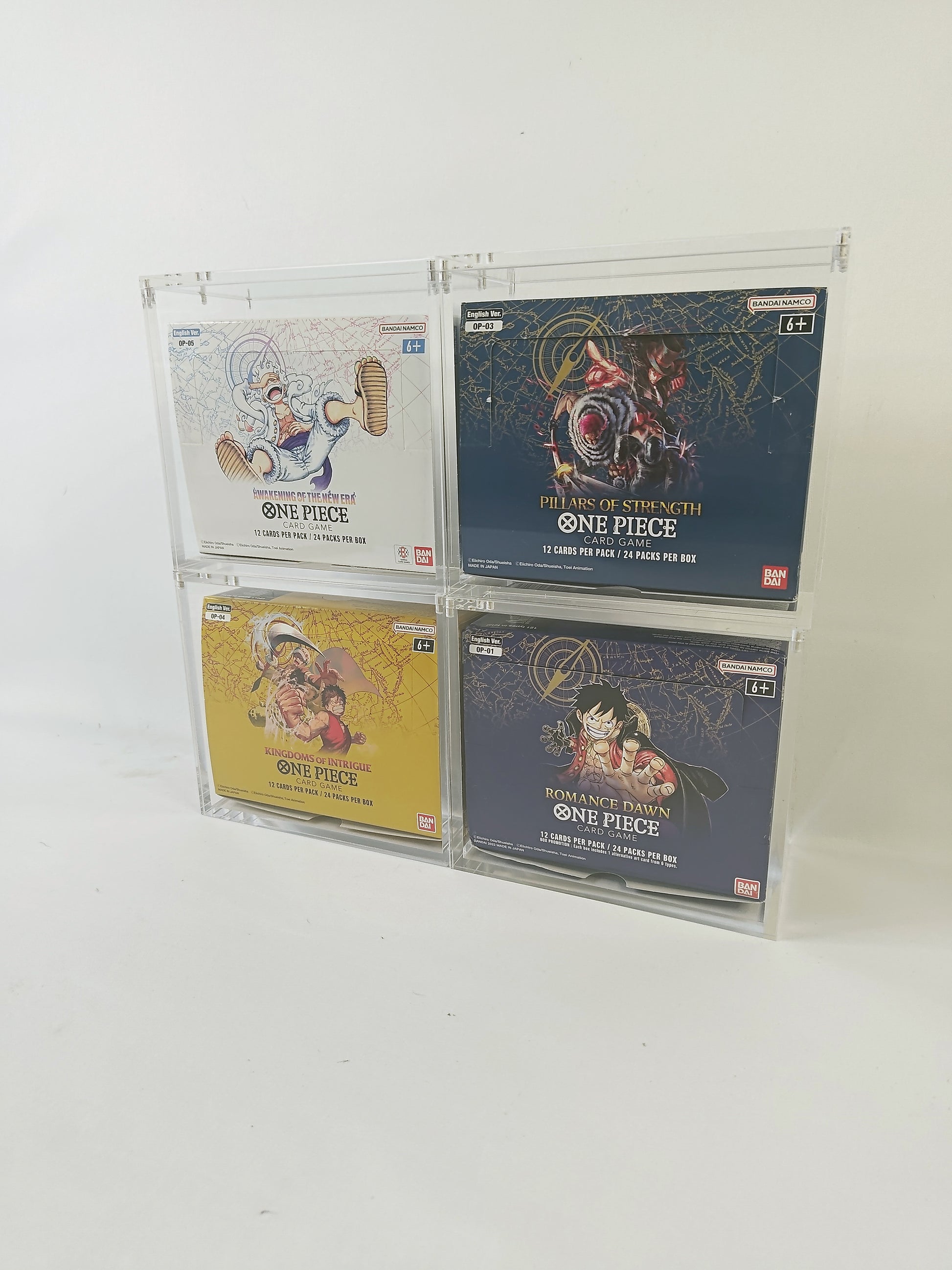 gear 5 booster box One Piece Booster Box Acrylic Display Case – Hype Gamer Gear