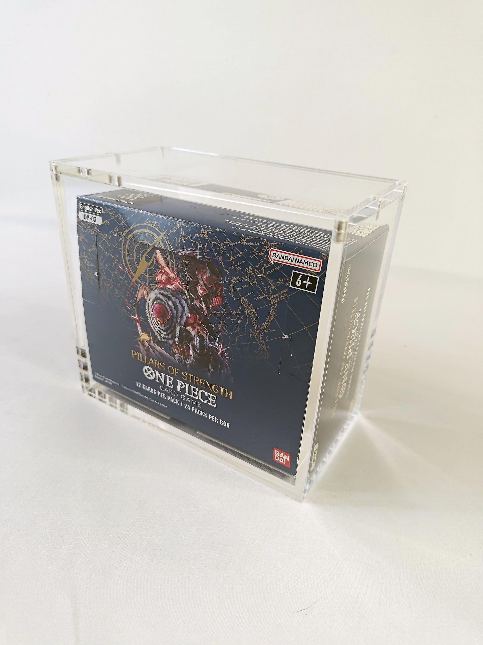 one piece booster box acrylic case One Piece Booster Box Acrylic Display Case – Hype Gamer Gear