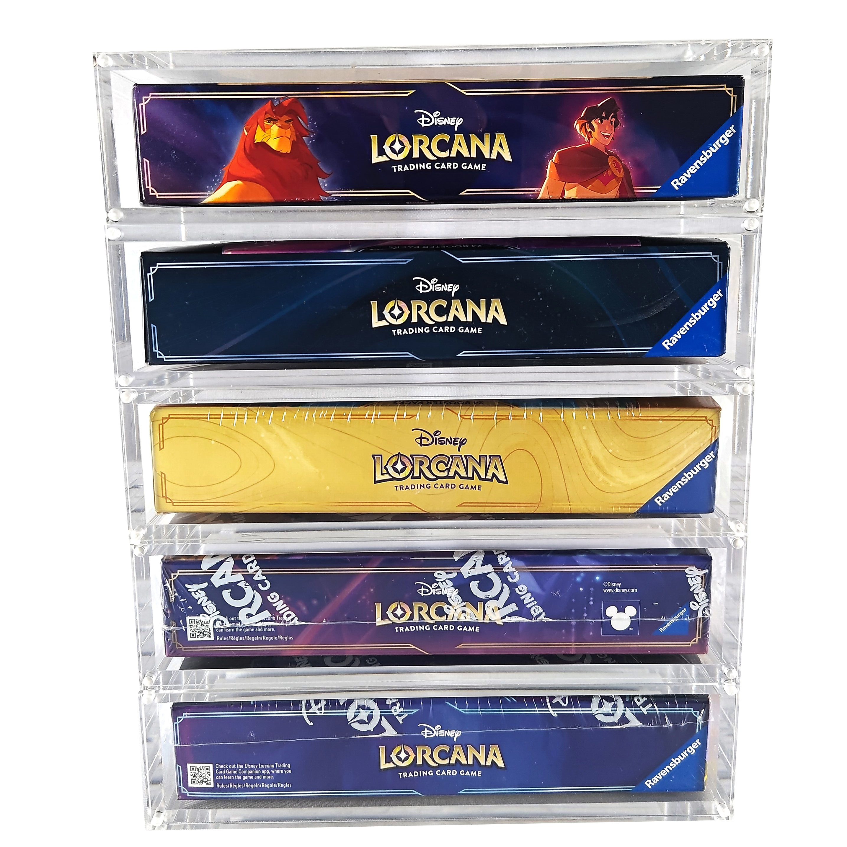 Lorcana Booster Box Acrylic Display Case Hype Gamer Gear Lorcana Booster Box Acrylic Display Case Hype Gamer Gear