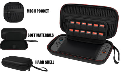 Nintendo Switch 2 Carry Case Bundle | Screen Protector + Game Card Holder