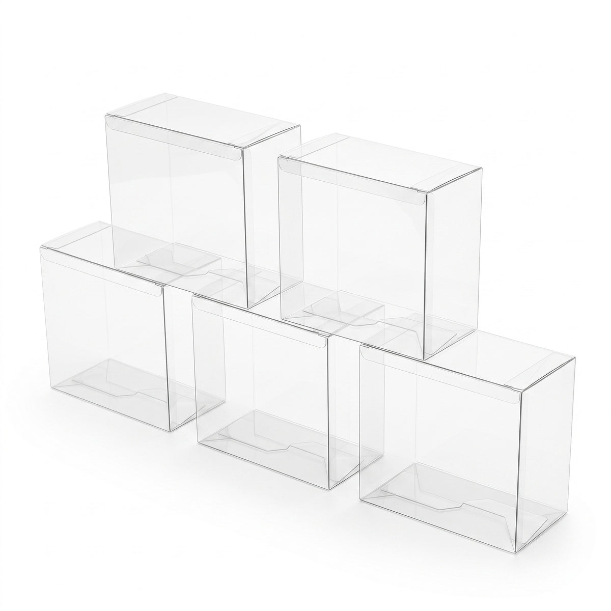 Clear empty PET ETB protectors