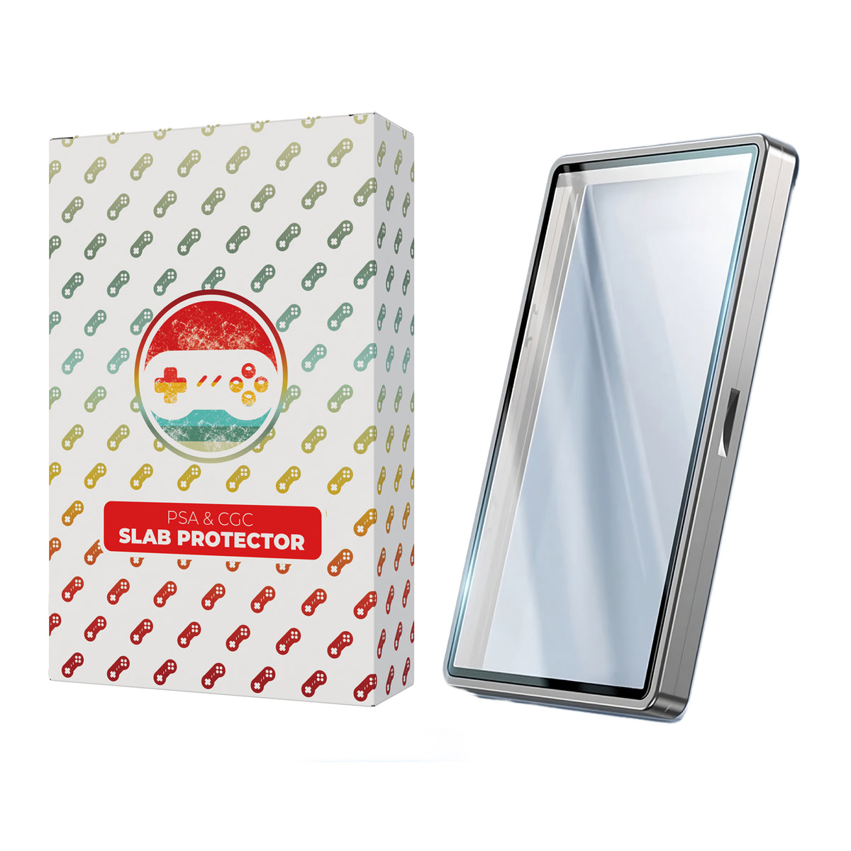 PSA & CGC Graded Card Display Holder | Aluminum + Tempered Glass